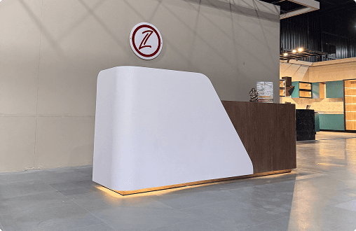 Zumax showroom reception